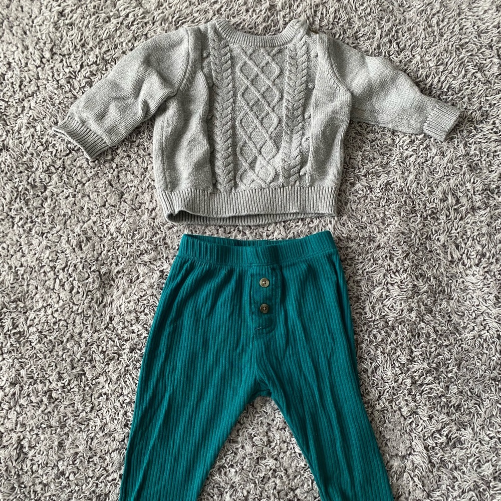 3-6 months sweater outfit